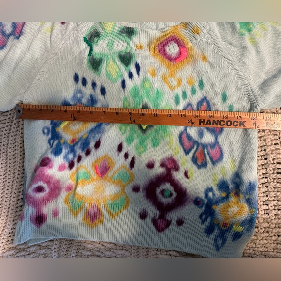 Anthropologie Meera Boho Sweater Tee - Picture 2 of 5